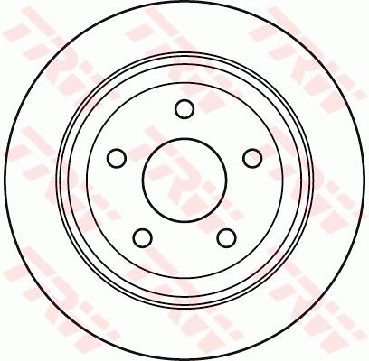 Tarcza hamulcowa TRW DF6029