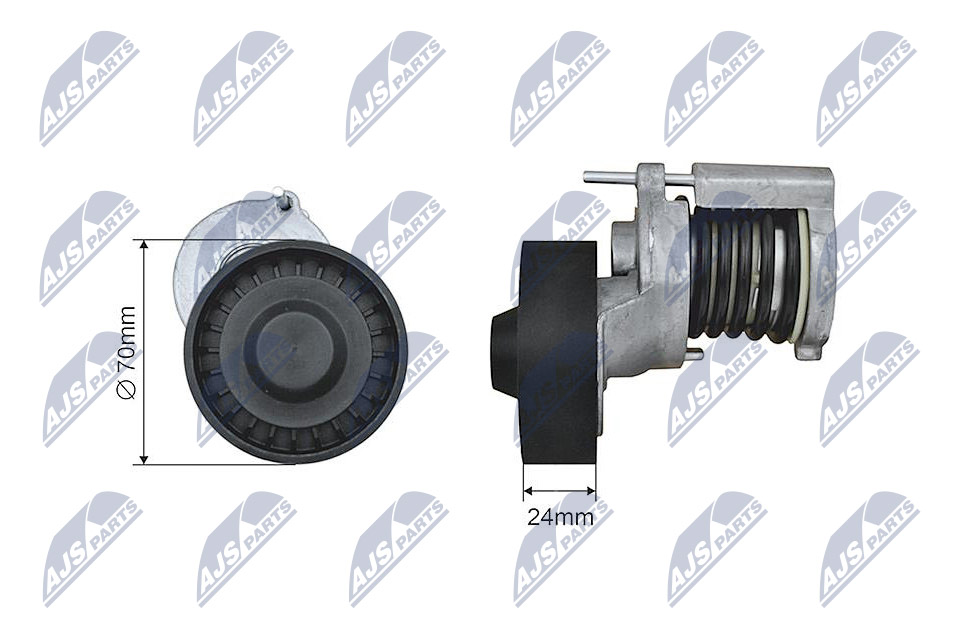 Rolka napinacza paska osprzętu NTY RNK-AU-029