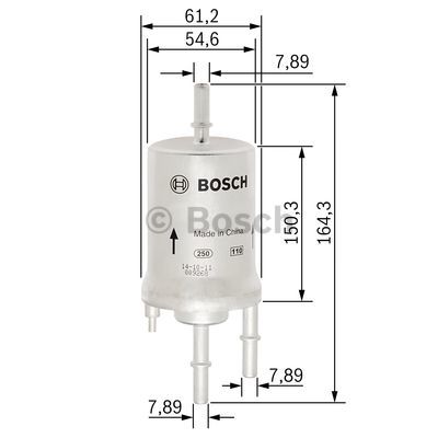Filtr paliwa BOSCH F 026 403 006