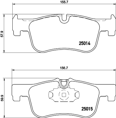 Klocki hamulcowe HELLA 8DB 355 020-201