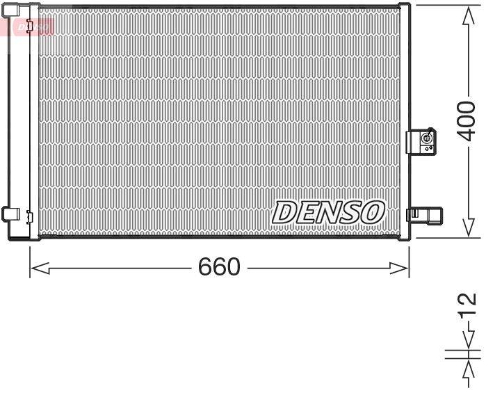 Skraplacz, klimatyzacja DENSO DCN05037