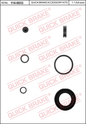 Zestaw naprawczy zacisku hamulcowego QUICK BRAKE 114-0033