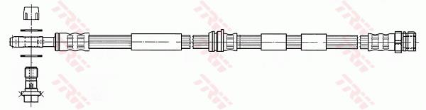 Przewód hamulcowy elastyczny TRW PHD938