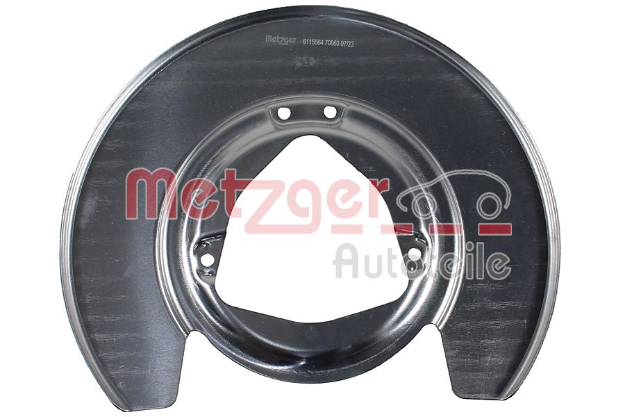 Panel rozbryzgiwujący, tarcza hamulcowa METZGER 6115564