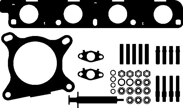 Zestaw montażowy turbosprężarki ELRING 261.160