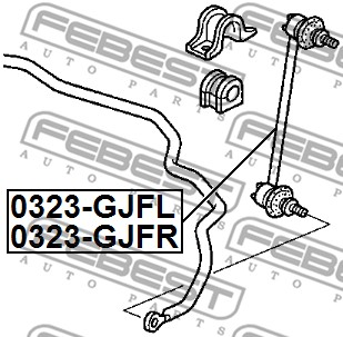 Łącznik stabilizatora FEBEST 0323-GJFL