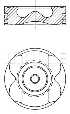Tłok MAHLE 001 PI 00178 000