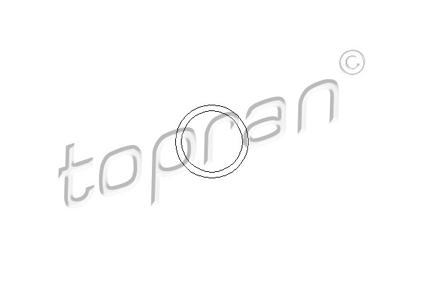 Uszczelka króćca układu chłodzenia TOPRAN 104 505