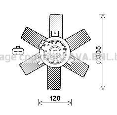 Wentylator AVA QUALITY COOLING CN7553