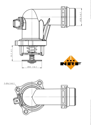 Termostat NRF 725001