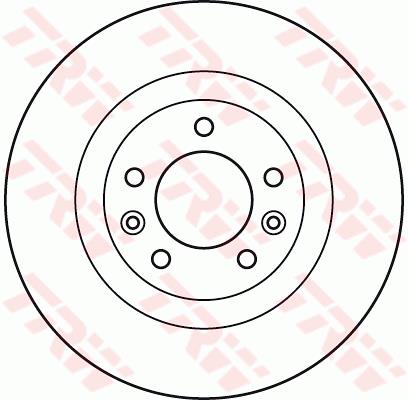 Tarcza hamulcowa TRW DF6047