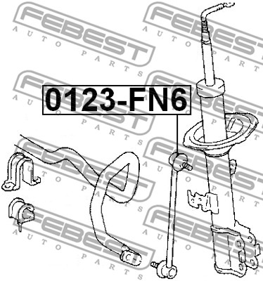 Łącznik stabilizatora FEBEST 0123-FN6