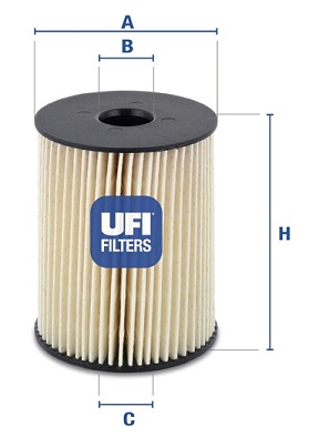 Filtr paliwa UFI 26.054.00