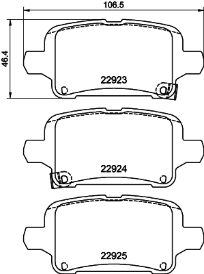 Klocki hamulcowe HELLA 8DB 355 037-721