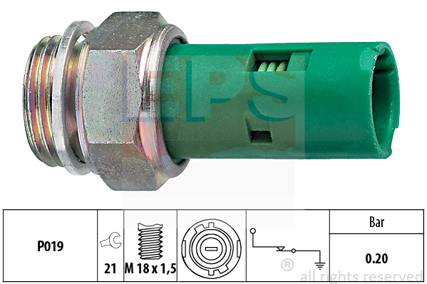 Czujnik ciśnienia oleju EPS 1.800.110