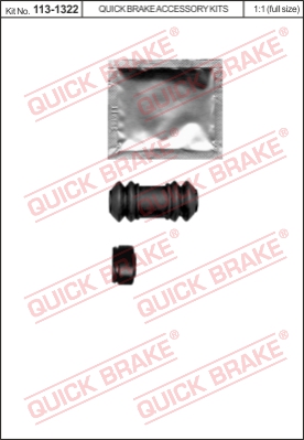 Zestaw naprawczy zacisk hamulcowy QUICK BRAKE 113-1322
