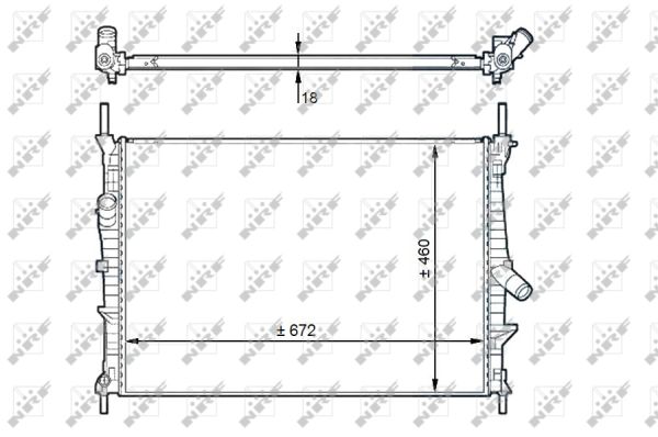 Chłodnica NRF 58441