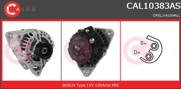 Alternator CASCO CAL10383AS