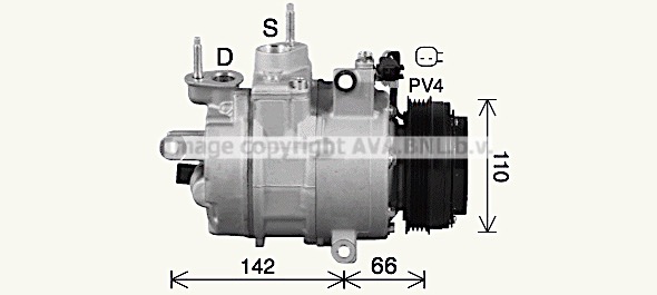 Kompresor klimatyzacji AVA QUALITY COOLING FDAK670