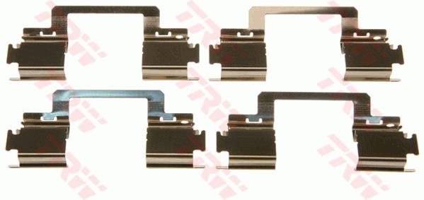 Zestaw akcesoriów montażowych  klocków hamulcowych TRW PFK611
