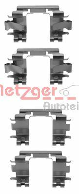 Zestaw akcesoriów montażowych  klocków hamulcowych METZGER 109-1257