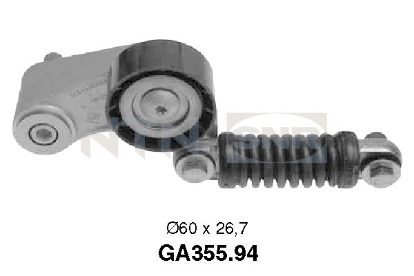 Rolka napinacza paska osprzętu SNR GA355.94