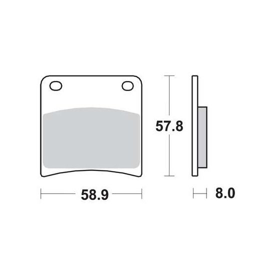 Klocki hamulcowe TRW MCB591