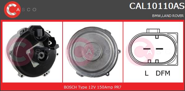 Alternator CASCO CAL10110AS