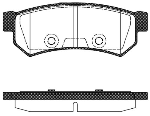 Klocki hamulcowe REMSA 1048.10