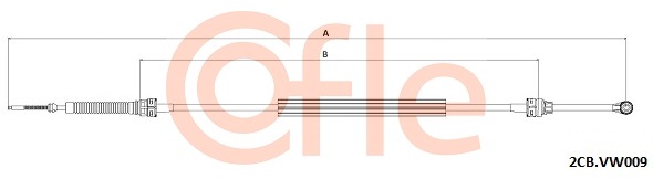 Linka dźwigni zmiany biegów COFLE 2CB.VK009