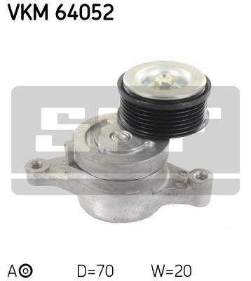 Rolka napinacza paska osprzętu SKF VKM 64052