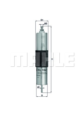 Filtr paliwa KNECHT KL 104/1