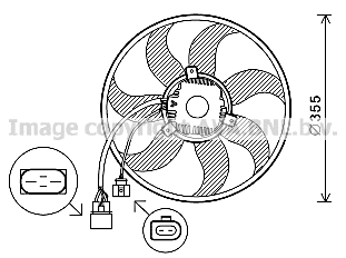 Wentylator AVA QUALITY COOLING VN7534