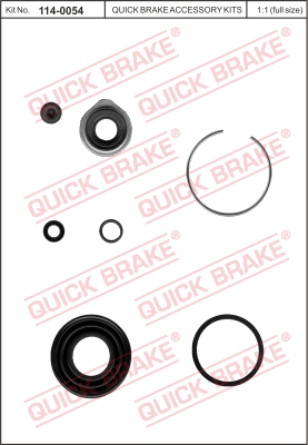 Zestaw naprawczy zacisku hamulcowego QUICK BRAKE 114-0054