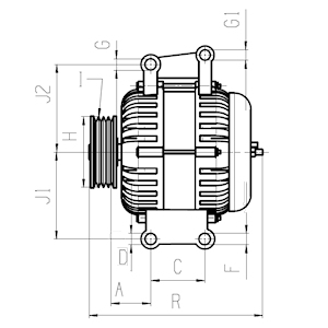 Alternator HC-CARGO 116668