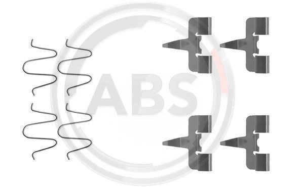 Zestaw akcesoriów montażowych  klocków hamulcowych A.B.S. 1207Q