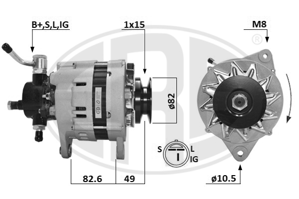 Alternator ERA 209670A