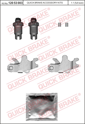 Zestaw naprawczy rozpieracza QUICK BRAKE 120 53 003