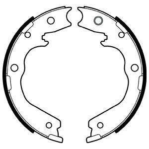 Szczęki hamulcowe DELPHI LS2137
