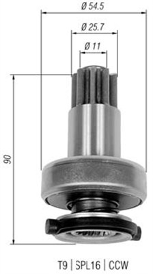 Bendiks rozrusznika MAGNETI MARELLI 940113020327