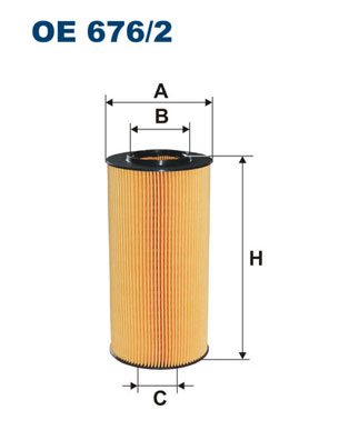 Filtr oleju FILTRON OE 676/2