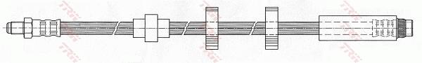 Przewód hamulcowy elastyczny TRW PHB639