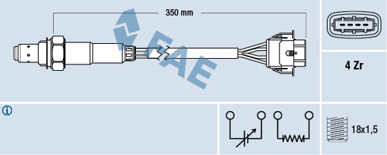 Sonda lambda FAE 77155