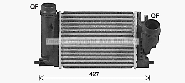 Chłodnica powietrza intercooler AVA QUALITY COOLING DN4469