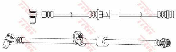 Przewód hamulcowy elastyczny TRW PHD1140