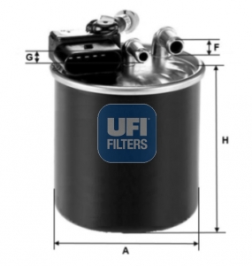 Filtr paliwa UFI 24.151.00