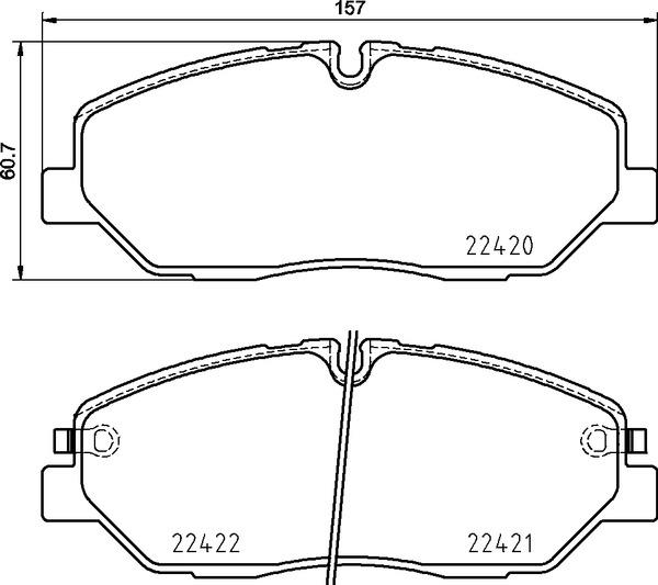 Klocki hamulcowe BREMBO P 30 090