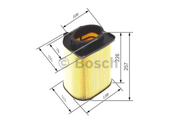 Filtr powietrza BOSCH F 026 400 480