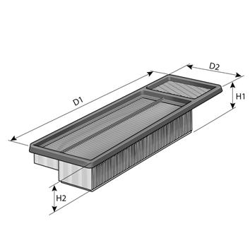 Filtr powietrza PURFLUX A1455