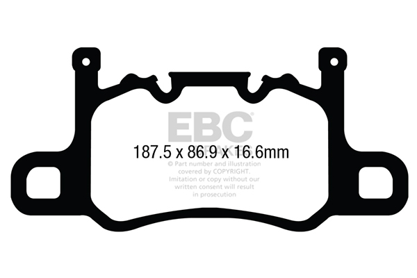 Klocki hamulcowe EBC BRAKES DP42207R